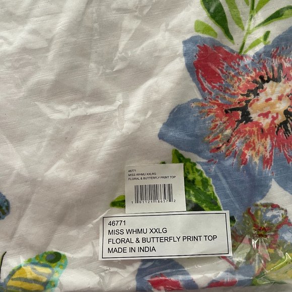 Lexi Morgan Floral & Butterfly Print Top - Picture 7 of 7